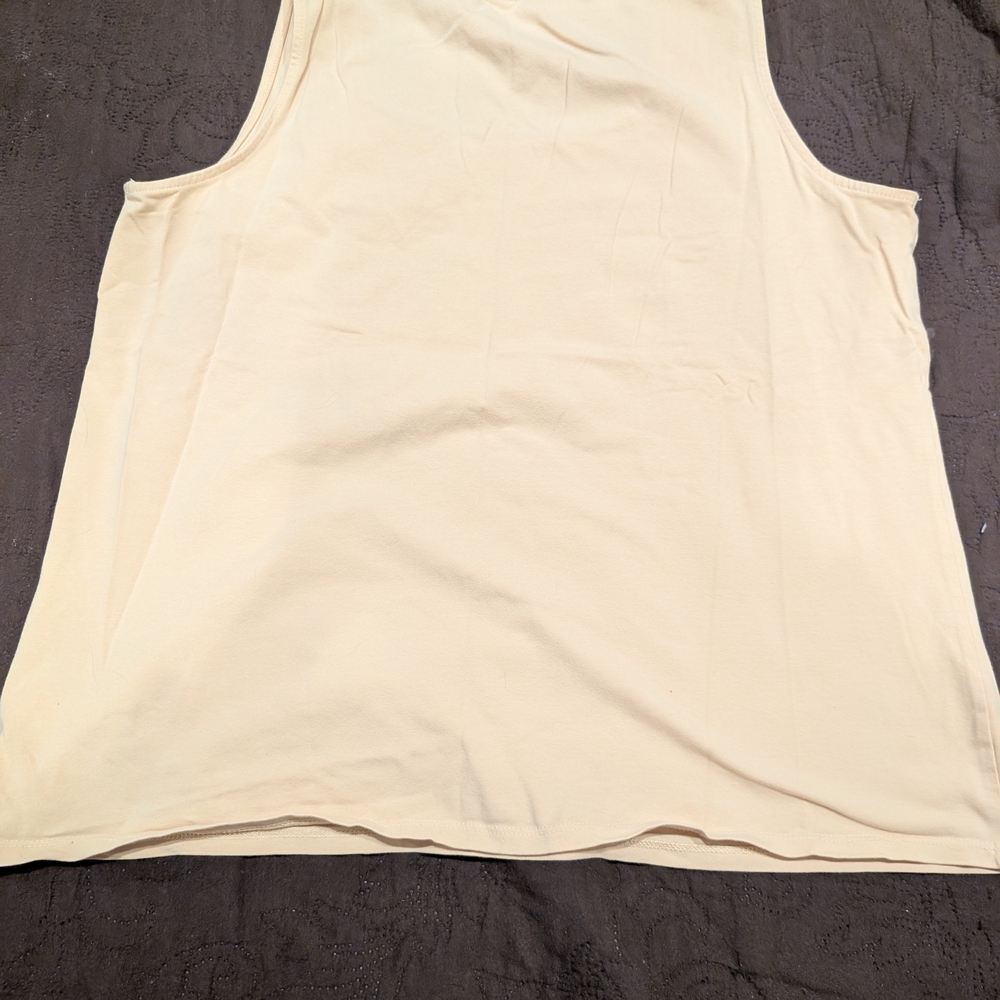 Coldwater Creek 4 Seasons Tank Top In Butter Yellow Size 1x/18